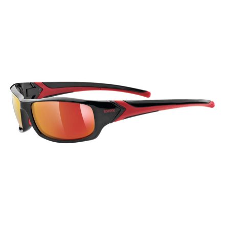 Uvex Sportstyle 211 napszemüveg, fekete-piros / piros