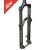 29" 170mm Rock Shox Yari RC DebonAir Boost 42mm offset fényes fekete teleszkóp
