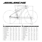 29" GT AVALANCHE Elite Homok-Narancs-Fekete kerékpár