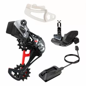   Váltás Szett Elektromos Sram X01 Eagle AXS Rocker Piros Max. 52T