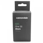 35x37mm Cannondale One Fekete Alu kormányszár (35mm kormányhoz) 140g