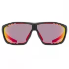 Uvex Sportstyle 706 napszemüveg, Matt zöld / Piros