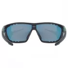 Uvex Sportstyle 706 napszemüveg, Matt zöld / Piros