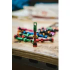 Peaty's X Chris King Tubeless szelep 42mm Rasta