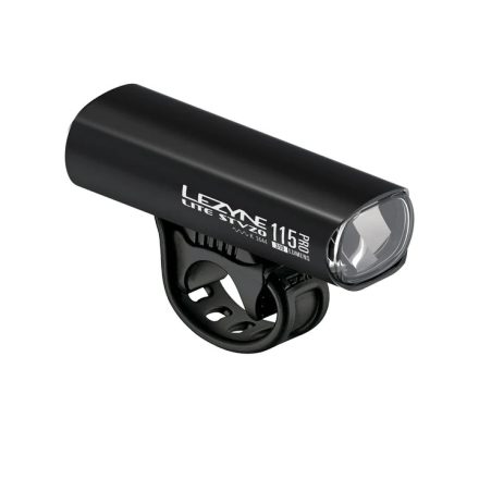 LEZYNE Lite DRIVE STVZO Pro 115 Lux fényes fekete USB-s első lámpa 166g