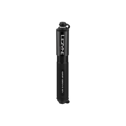 LEZYNE GRIP DRIVE HV - S MTB Fekete minipumpa 119g, 90psi/6,2Bar, 186mm