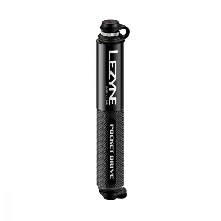 LEZYNE POCKET DRIVE Országúti Fekete minipumpa 112g, 160psi, 144mm