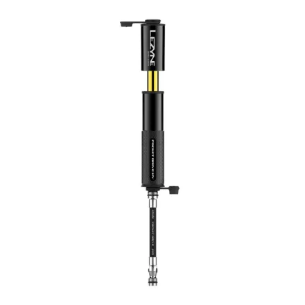 LEZYNE POCKET DRIVE HV MTB fekete minipumpa 112g, 90psi/6,2Bar, 144mm