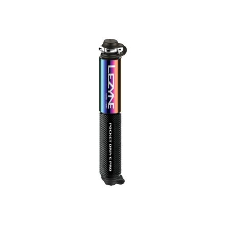 LEZYNE  POCKET DRIVE PRO NEO kézi mini pumpa (oil slick, fényes fekete) 