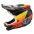 Troy Lee Designs D4 Carbon mips fullface sisak (Reverb Black-White-Orange színben)