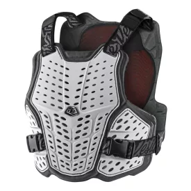  Troy Lee Designs ROCKFIGHT D30 GERINC- ÉS MELLVÉDŐ ROCKFIGHT FEHÉR újjatlan protektor