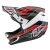 Troy Lee Designs D4 POLYACRYLITE Mips fullface sisak (Piros-Fekete-Fehér)