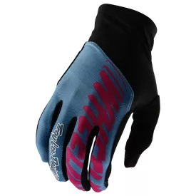   L-es Troy Lee Deisgns Flowline PEACE-UP COBALT kesztyű fekete, kék