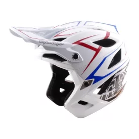 TLD 3/4-ES SISAK STAGE STUNT MIPS PINSTRIPE WHITE (13401800)