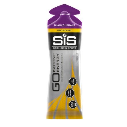 SiS GO izotóniás energia gél Isotonic Gel 60ml Fekete ribizli