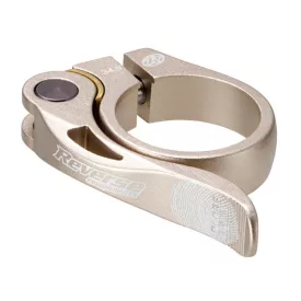   34,9mm Nyeregbilincs gyorszáras Reverse Long Life Homokszínű / Pezsgő eloxált