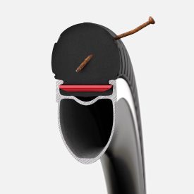 Külső Tannus Airless Semi Slick 700x28c fekete 460g