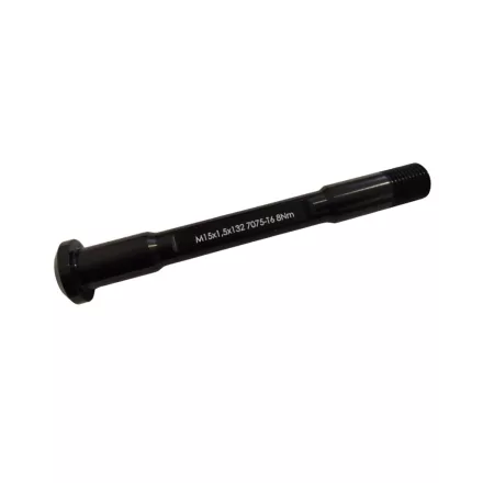 Tengely SR SUNTOUR első 100x15mm lapos 1.5 menet 132 mm hossz
