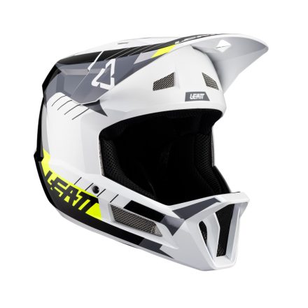 Leatt Gravity 2.0 V24 fehér/fekete/sárga fullface DH sisak