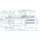 12x142mm 32ly Novatec D442SB-X12-S4S-11S HG Acél kazis 6 csavaros hátsó agy 446g