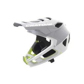 CRATONI Interceptor 2.0 Fehér/Lime Matt - Fullface sisak