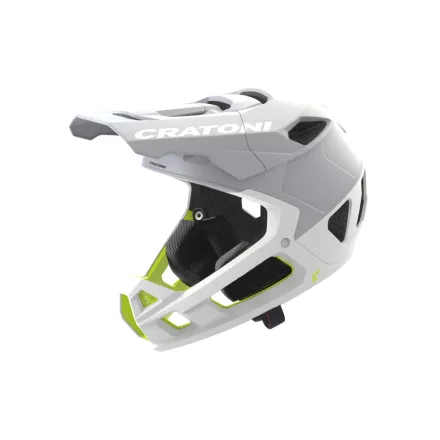 CRATONI Interceptor 2.0 Fehér/Lime Matt - Fullface sisak