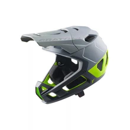 CRATONI Interceptor 2.0 Szürke/Lime Matt - Fullface sisak