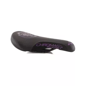 243x136mm Chromag Overture 279g Dirt nyereg fekete/lila