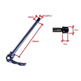   Átütőtengely Hátsó 12x148 - 179mm M12x1.5 E-Thru FORMULA XQR-12E