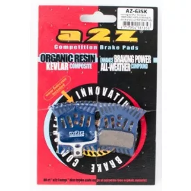   Gyantás Hűtőbordás A2Z AZ-635K Shimano 2 dugattyús XTR, XT, SLX, Deore fékbetét