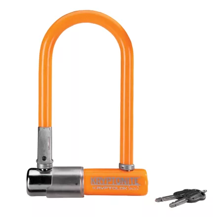 Kryptonite Kryptolok-2 Mini-7 kulcsos U-lakat [narancs]