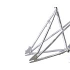 28" / 540mm női alu trekking váz 2210g vízszintes papuccsal agyváltóhoz nyers, festés nélkül