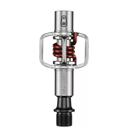 Crankbrothers Eggbeater 1 ipari csapágyas SPD pedál 290g ezüst/piros