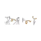 Icetoolz felhajható kerékpár falitartó