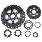 11seb. 11-42T Sunrace CSMS8 11AY ALU bakos Fekete Alu bakos fogaskoszorú 465g