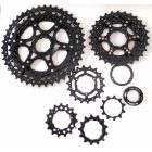 10seb. 11-42T Sunrace CSMS3 10AY ALU bakos Fekete fogaskoszorú 448g