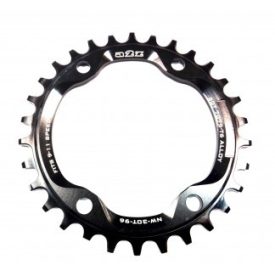   30-34t A2Z BCD96mm 4 furatos Aszimmetrikus AL7075 (M6000, M7000, M8000-hez) Narrow Wide Lánckerék választható színekben és méretekben