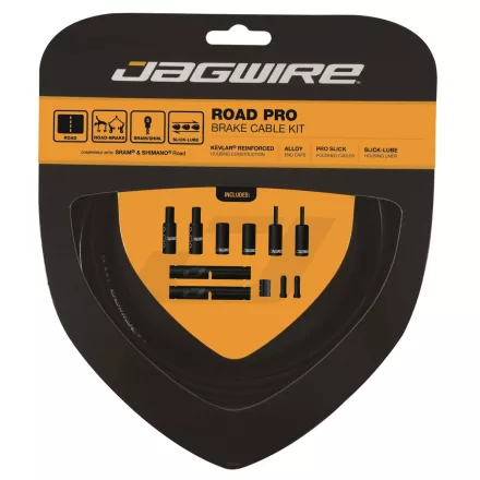 Jagwire Road Pro fék bowdenszett [fekete]