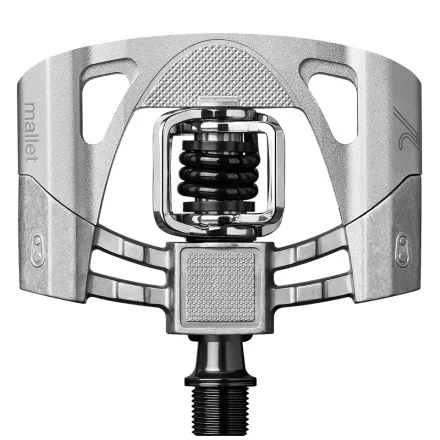 CRANKBROTHERS Mallet 2 ipari csapágyas Alu testű SPD PEDÁL ezüst