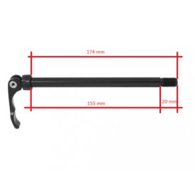   12x142 / 174mm M12x1.75 (20mm)QR-12M X P gyorszáras hátsó átütőtengely