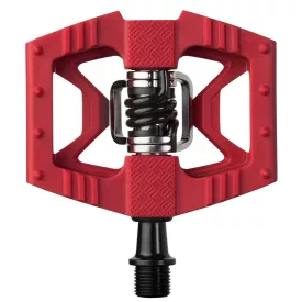   Crankbrothers Double Shot 1 Hybrid kompozit testű ipari csapágyas SPD pedál piros