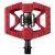 Crankbrothers Double Shot 1 Hybrid kompozit testű ipari csapágyas SPD pedál piros