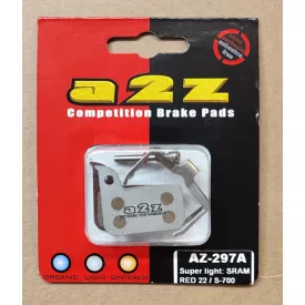   Gyantás A2Z AZ-297A Alu hátlapos Fékbetét Sram Rival / Apex országúti tárcsafékekhez