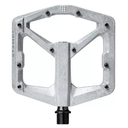 CRANKBROTHERS STAMP 2 NAGY 114x111mm, 474g ipari csapágyas Alu PLATFORM PEDÁL ezüst