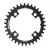 Sunrace CRMS szimmetrikus 96mm 4 furatos 38T Narrow Wide Acél fekete lánckerék