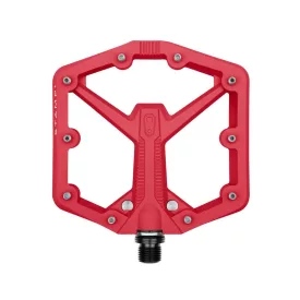   Crankbrothers Stamp 1 Gen 2 Nagy 114x111mm ipari csapágyas kompozit platformpedál, piros