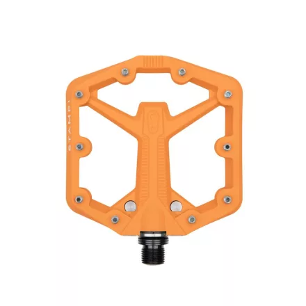 Crankbrothers Stamp 1 Gen 2 Kicsi 100x100mm ipari csapágyas kompozit platformpedál, narancs