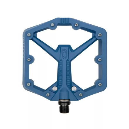 Crankbrothers Stamp 1 Gen 2 Nagy 114x111mm ipari csapágyas kompozit platformpedál, kék