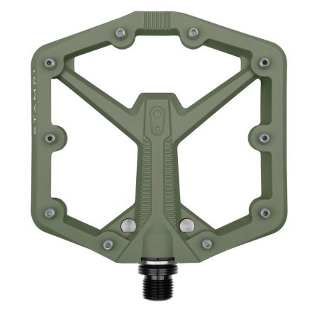 Crankbrothers Stamp 1 Gen 2 nagy L-es platformpedál, zöld