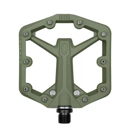 Crankbrothers Stamp 1 Gen 2 Kicsi 100x100mm ipari csapágyas kompozit platformpedál, zöld